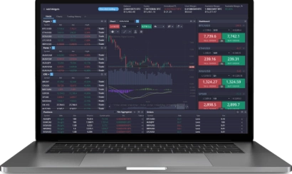 Terminals for trading cryptocurrency on the exchange